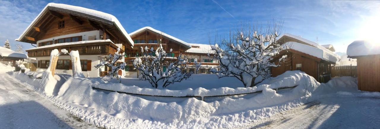 Gaestehaus Seeklause ชวานเกา ภายนอก รูปภาพ
